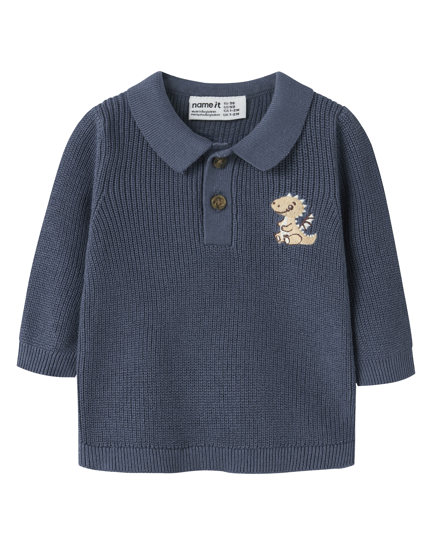 Name it - NBMKolla Strik Polo - Vintage Indigo